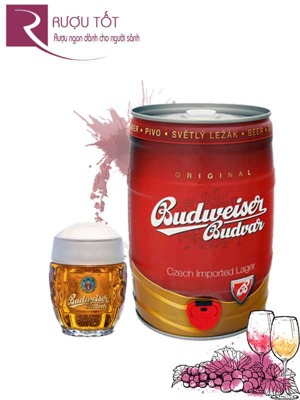 Bia Budweiser Budvar 5% – Bom 5l