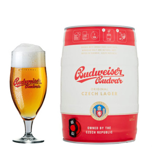 Bia Budweiser Budvar 5% – Bom 5l