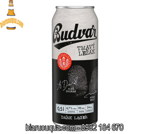 Bia Budweiser Budvar Dark 4,7% Tiệp – 24 lon 500ml