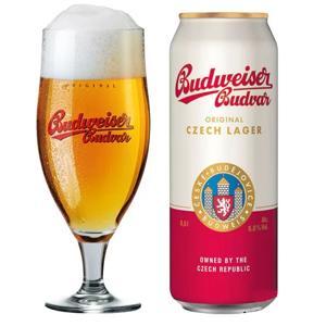 Bia Budweiser Budvar lon 500ml