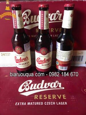 Bia Budweiser Budvar Reserve 7.5% Thùng 24 chai 330ml