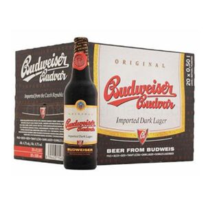 Bia Budweiser Budvar đen thùng 24 lon x 330ml