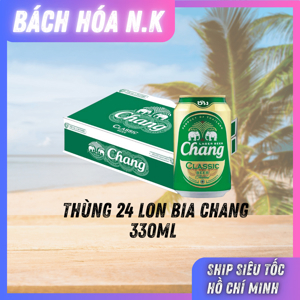 Bia Chang 5% – Lon 330ml – Thùng 24 Lon