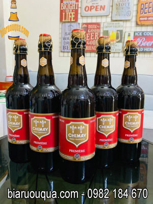 Bia Chimay Đỏ 7% – Chai 750ml – Thùng 12 Chai