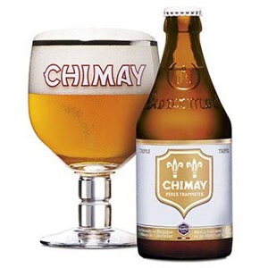 Bia Chimay trắng Triple 8% – chai 33cl