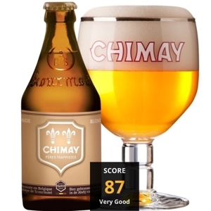Bia Chimay vàng 4,8% Bỉ – chai 330ml
