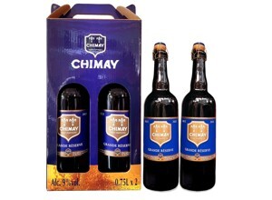 Bia Chimay Xanh Grande Reserve 9% - chai 750ml