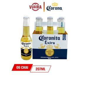 Bia Coronita Extra 4.5% - Lốc 6 chai 210ml