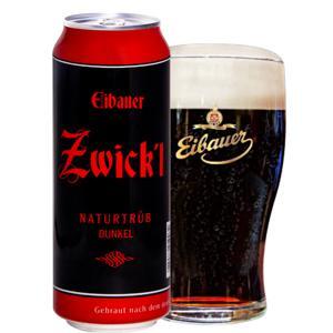 Bia đen Eibauer Zwick'l Dunkel 6.7% - lon 500ml