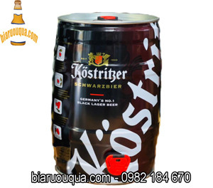 Bia đen Kostritzer Schwarzbier 4.8% bom 5L