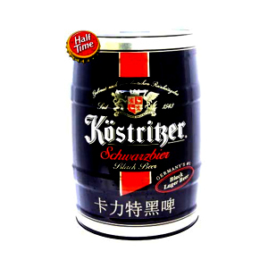 Bia đen Kostritzer Schwarzbier 4.8% bom 5L