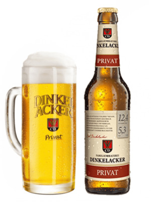 Bia Dinkelacker Privat Export 5.3% - Thùng 24, Chai 330ml