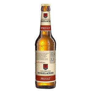 Bia Dinkelacker Privat Export 5.3% - Thùng 24, Chai 330ml