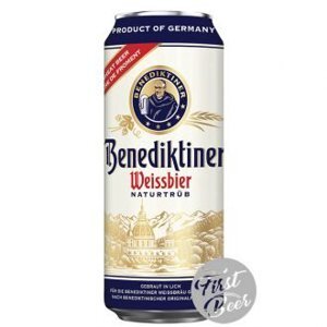 Bia Đức Benediktiner Weissbier 5.4% -  thùng 20 chai 500ml