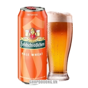 Bia Đức feldschlobchen Pale Wheat lon 500ml