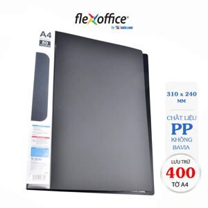 Bìa đựng hồ sơ 80 lá sức chứa 400 tờ A4 80 gsm Thiên Long Flexoffice FO-DB010