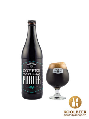 Bia East West Coffee Vanilla Porter 7% Thùng 12 Chai 500ml