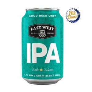 Bia East West Far East IPA lon 330ml