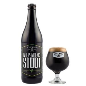 Bia East West Independence Stout 12% Thùng 12 chai 500ml