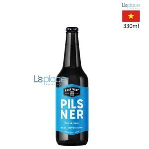 Bia East West Pacific Pilsner chai 330ml