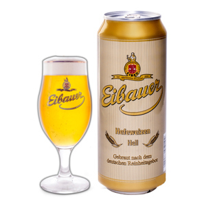 Bia Eibauer Hefeweizen Hell 5.2% Đức - 12 lon 500ml