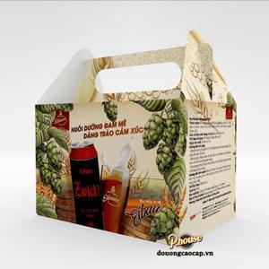 Bia Eibauer Zwick'l Dunkel 6,7% - 12 Lon 500ml