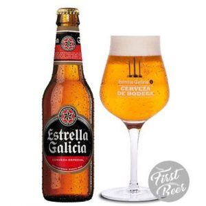 Bia Estrella Galicia 5.5% - Chai 330ml, Thùng 24 Chai