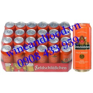 Bia Feldschlobchen Pale Wheat 5% Thùng 24 Lon 500ml