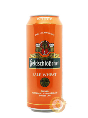 Bia Feldschlobchen Pale Wheat 5% Thùng 24 Lon 500ml