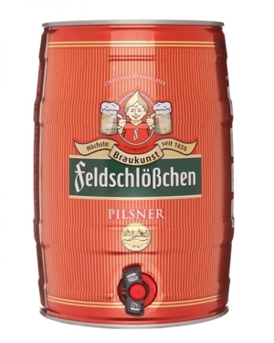 Bia Feldschlobchen Pilsner 4.9% Bom 5L