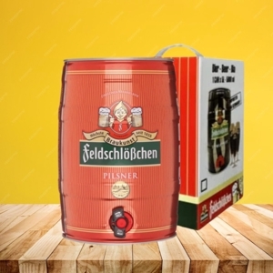 Bia Feldschlobchen Pilsner 4.9% Bom 5L