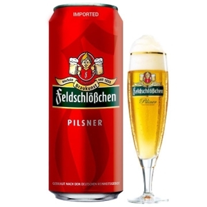 Bia Feldschlobchen Pilsner 4.9% Lon 500ml