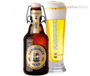 Bia Flensburger Gold 4,8% - chai 330ml