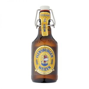 Bia Flensburger Weizen 5.1% Đức - 24 chai 330ml nút sứ