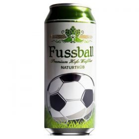 Bia Fussball Naturtrub 5.2% Lon 500ml