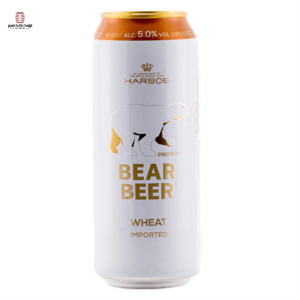 Bia gấu Bear Beer Wheat 5% Đức thùng 24 lon 500ml