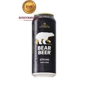 Bia Gấu Đức Bear Beer Strong 7.7% - Thùng 24 lon 500ml