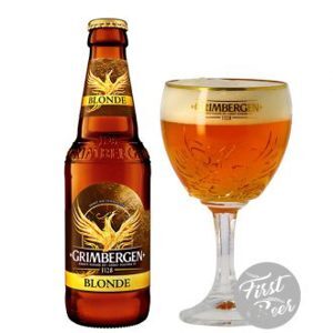 Bia Grimbergen Blonde 6.7% Thùng 24 chai x 330ml