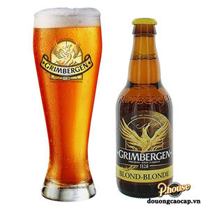 Bia Grimbergen Blonde 6.7% Thùng 24 chai x 330ml