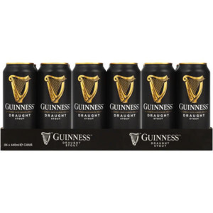 Bia Guinness Draught Stout 4.1% - Thùng 24 lon x 440ml