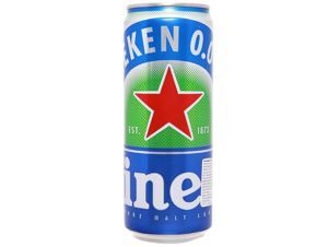 Bia Heineken 0.0% độ cồn lon 330ml