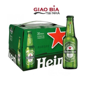 Bia Heineken chai 250ml - Thùng 20 chai (Bia ngoại – Pháp)