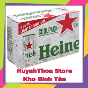 Bia Heineken Silver 4% Thùng 24 lon 250ml