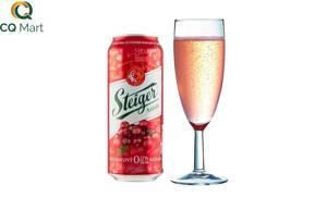 Bia hoa quả Steiger Radler - 0%, lon 500ml