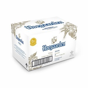 Bia Hoegaarden Trắng 4,9% - Thùng 24 chai x 330ml