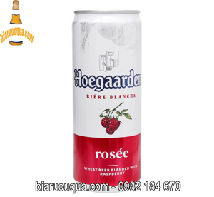 Bia Hoegaarden Rosée - thùng 24, lon 330ml