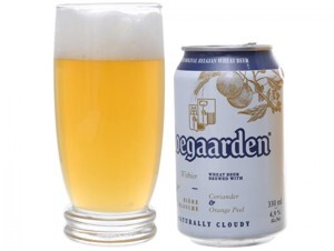 Bia Hoegaarden White 4.9% - lon 330ml