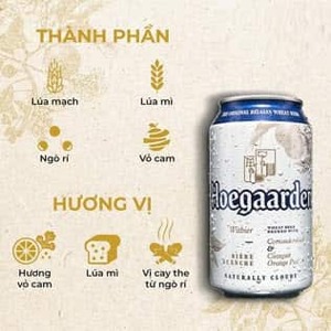 Bia Hoegaarden White 4.9% - lon 330ml