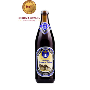 Bia Hofbrau Munchen Schwarze Weisse 5,1% - Thùng 20 chai x 500ml