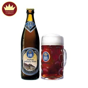 Bia Hofbrau Munchen Schwarze Weisse 5,1% - Thùng 20 chai x 500ml